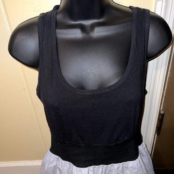 BeBop Black and Gray Colorblock Striped Dress Size S - Picture 4 of 10